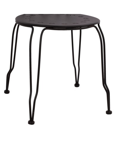 ΚΑΡΕΚΛΑ ΜΕΤΑΛΛΙΚΗ AMORE ΜΑΥΡΗ 42x48x90 εκ. HM5007.11