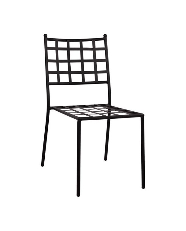 ΜΕΤΑΛΛΙΚΗ ΚΑΡΕΚΛΑ EMERY HM5509 ΣΕ ΜΑΥΡΗ ΑΠΟΧΡΩΣΗ 46x58x88  cm