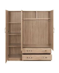 ΝΤΟΥΛΑΠΑ 3ΦΥΛΛΗ CARLY HM384.02 ΜΕ ΔΥΟ ΣΥΡΤΑΡΙΑ SONAMA 150X55Χ180Υεκ.