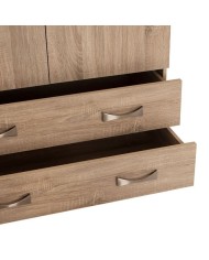 ΝΤΟΥΛΑΠΑ 3ΦΥΛΛΗ CARLY HM384.02 ΜΕ ΔΥΟ ΣΥΡΤΑΡΙΑ SONAMA 150X55Χ180Υεκ.
