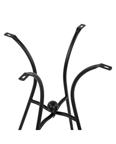 ΒΑΣΗ ΜΕΤΑΛΛΙΚΗ HM466 4NYXH ΣΕ ΜΑΥΡΟ ΧΡΩΜΑ 50x50 cm.