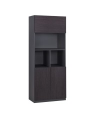ΒΙΒΛΙΟΘΗΚΗ ΓΡΑΦΕΙΟΥ ΕΠΑΓΓΕΛΜΑΤΙΚΗ ROSEWOOD HM2089 80Χ40Χ200Υ εκ.