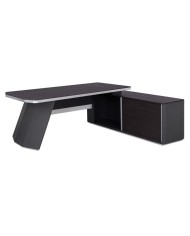 ΓΡΑΦΕΙΟ ΕΠΑΓΓΕΛΜΑΤΙΚΟ ΔΕΞΙΑ ΓΩΝΙΑ ROSEWOOD HM2083R 220X180X76Υ εκ.