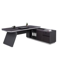 ΓΡΑΦΕΙΟ ΕΠΑΓΓΕΛΜΑΤΙΚΟ ΔΕΞΙΑ ΓΩΝΙΑ ROSEWOOD HM2084R 220X180X76Υ εκ.