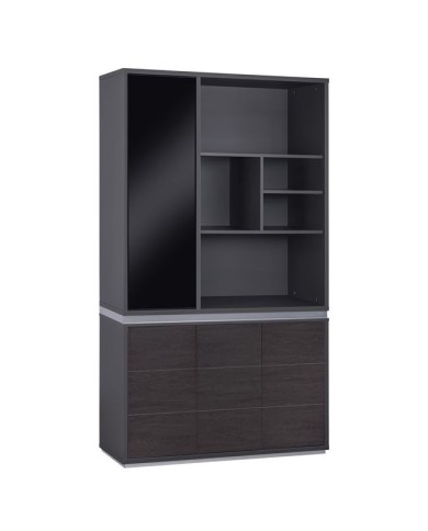 ΒΙΒΛΙΟΘΗΚΗ ΓΡΑΦΕΙΟΥ ΕΠΑΓΓΕΛΜΑΤΙΚΗ ROSEWOOD HM2091L 120Χ40Χ200Υ εκ.
