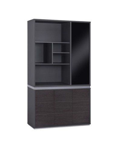 ΒΙΒΛΙΟΘΗΚΗ ΓΡΑΦΕΙΟΥ ΕΠΑΓΓΕΛΜΑΤΙΚΗ ROSEWOOD HM2091R 120Χ40Χ200Υ εκ.