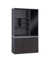 ΒΙΒΛΙΟΘΗΚΗ ΓΡΑΦΕΙΟΥ ΕΠΑΓΓΕΛΜΑΤΙΚΗ ROSEWOOD HM2091R 120Χ40Χ200Υ εκ.