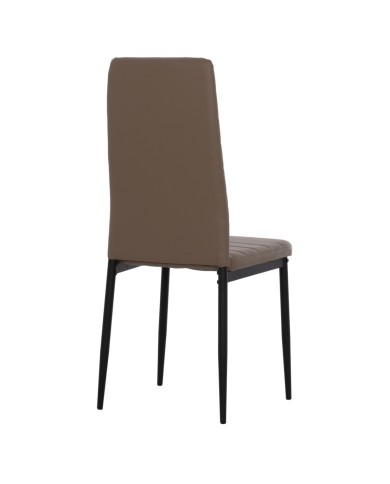 ΚΑΡΕΚΛΑ ΜΕΤΑΛΛΙΚΗ LADY HM0037.25 ΚΑΠΟΥΤΣΙΝΟ PU ΜΕΤΑΛΛΙΚΟ ΣΚΕΛΕΤΟ K/D 42x44x95εκ.