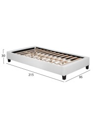 ΥΠΟΣΤΡΩΜΑ TONYA HM395.01 ΜΕ PU ΛΕΥΚΟ 90x200 εκ.