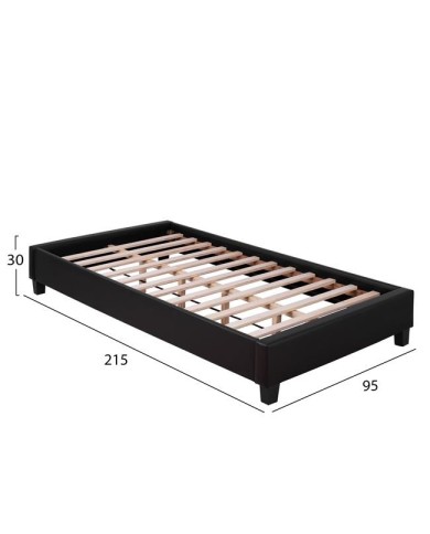 ΥΠΟΣΤΡΩΜΑ TONYA HM395.02 ΜΕ PU ΣΚΟΥΡΟ ΚΑΦΕ 90x200 εκ.