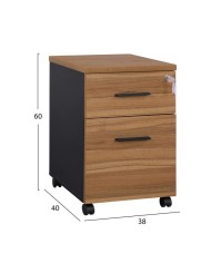 ΣΥΡΤΑΡΙΕΡΑ ΓΡΑΦΕΙΟΥ ΜΕ 2 ΣΥΡΤΑΡΙΑ SUPREME 38Χ40Χ60 HM2356