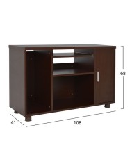 ΝΤΟΥΛΑΠΙ ΓΡΑΦΕΙΟΥ VANCE ΕΠΑΓΓΕΛΜΑΤΙΚΟ WENGE HM2051.12 108Χ41Χ68Υ εκ.