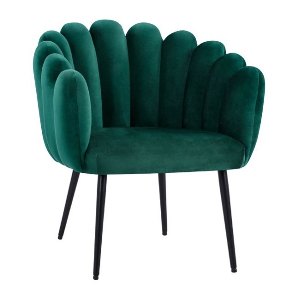 ΠΟΛΥΘΡΟΝΑ VIVIEN HM8631.03 ΑΠΟ ΚΥΠΑΡΙΣΣΙ ΒΕΛΟΥΔΟ ΜΕ ΜΑΥΡΑ ΜΕΤΑΛΛΙΚΑ ΠΟΔΙΑ 70x70x76Y εκ.