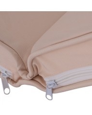ΜΑΞΙΛΑΡΙ ΚΑΡΕΚΛΑΣ POLYESTER CHIOS ΜΠΕΖ HM11239.01P 47X7X97εκ.