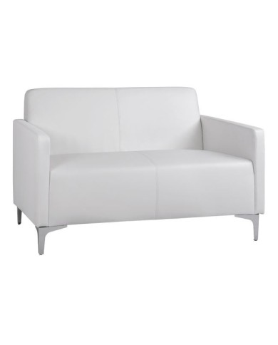 ΚΑΝΑΠΕΣ 2ΘΕΣΙΟΣ NELLIE HM3159.22 ΜΕ ΛΕΥΚΟ PU 113x71x71Υ εκ.