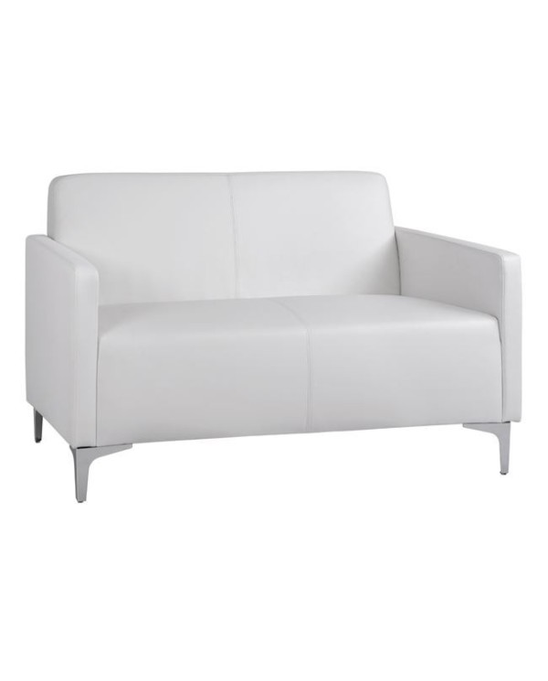 ΚΑΝΑΠΕΣ 2ΘΕΣΙΟΣ NELLIE HM3159.22 ΜΕ ΛΕΥΚΟ PU 113x71x71Υ εκ.