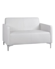 ΚΑΝΑΠΕΣ 2ΘΕΣΙΟΣ NELLIE HM3159.22 ΜΕ ΛΕΥΚΟ PU 113x71x71Υ εκ.