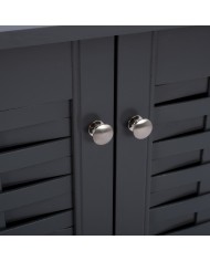 ΠΑΠΟΥΤΣΟΘΗΚΗ-ΝΤΟΥΛΑΠΙ ΞΥΛΙΝΗ CASSIOPE HM2208.10 ΓΚΡΙ 77Χ34Χ67.5εκ.