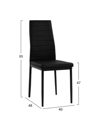 ΣΕΤ ΤΡΑΠΕΖΑΡΙΑ 5ΤΜΧ ΤΡΑΠΕΖΙ ALAN 120X70X75 & LADY ΜΑΥΡΕΣ HM10061.12