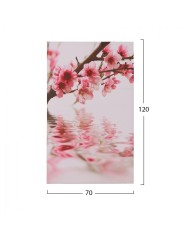 ΠΙΝΑΚΑΣ ΚΑΜΒΑΣ FLOWERS HM7155.07 120X70X2.5 εκ.