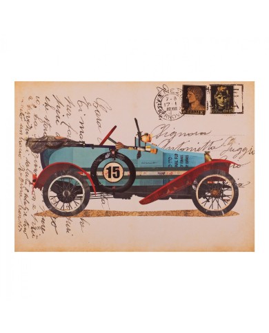 ΠΙΝΑΚΑΣ ΚΑΜΒΑΣ OLD CAR HM7153.10 70X50X2.5 εκ.