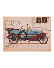ΠΙΝΑΚΑΣ ΚΑΜΒΑΣ OLD CAR HM7153.10 70X50X2.5 εκ.