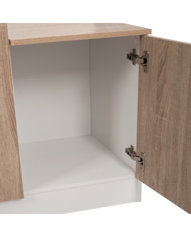 ΕΠΙΠΛΟ ΕΙΣΟΔΟΥ ΜΕ ΚΑΘΡΕΠΤΗ JANICE HM2264 SONAMA ΛΕΥΚΟ 70x37x181 εκ.