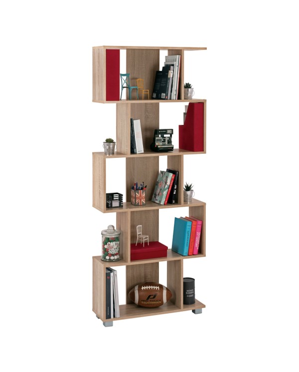 ΒΙΒΛΙΟΘΗΚΗ ΜΕΛΑΜΙΝΗΣ EZIR HM2385.02 SONAMA 70x25x177Υ εκ.