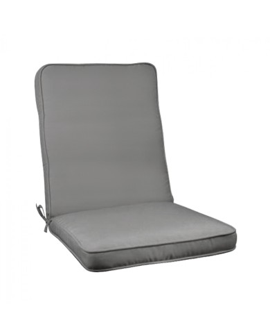 ΜΑΞΙΛΑΡΙ ΚΑΡΕΚΛΑΣ ΜΕ ΠΛΑΤΗ POLYESTER CHIOS ΓΚΡΙ HM11238.10P 117(45+72)X45X6κ.