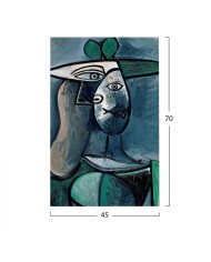 ΠΙΝΑΚΑΣ ΤΥΠΟΥ WOMAN WITH GREEN HAT HM7193.01 45X70X3 εκ.