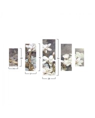 ΠΕΝΤΑΠΤΥΧΟΣ ΠΙΝΑΚΑΣ MDF MAGNOLIA KOBUS HM7207.01 82X56x0,3 εκ.