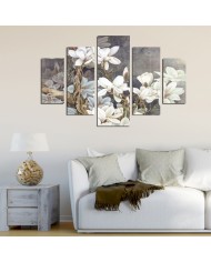 ΠΕΝΤΑΠΤΥΧΟΣ ΠΙΝΑΚΑΣ MDF MAGNOLIA KOBUS HM7207.01 82X56x0,3 εκ.