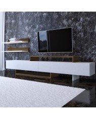 ΣΥΝΘΕΤΟ ΤΗΛΕΟΡΑΣΗΣ ΚΑΡΥΔΙ -ΛΕΥΚΟ 180x40x35,6 εκ.HM8909.02