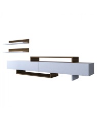 ΣΥΝΘΕΤΟ ΤΗΛΕΟΡΑΣΗΣ ΚΑΡΥΔΙ -ΛΕΥΚΟ 180x40x35,6 εκ.HM8909.02