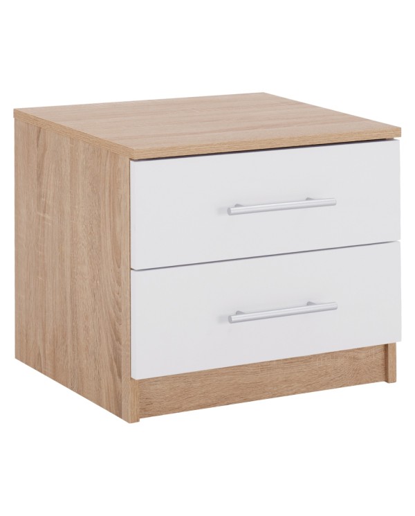 ΚΟΜΟΔΙΝΟ ΜΕΛΑΜΙΝΗΣ HM2220.06 SONAMA - ΛΕΥΚΟ 48x40,5x41,5 εκ.
