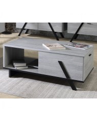 ΤΡΑΠΕΖΙ ΣΑΛΟΝΙΟΥ OTTO HM8815 ΣΤΑΧΤΙ ΜΑΥΡΟ 110x60x33 εκ.