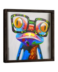 ΠΙΝΑΚΑΣ ΚΑΜΒΑΣ FUNKY FROG HM7326 33Χ33 εκ.