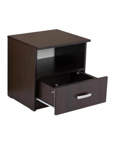 ΚΟΜΟΔΙΝΟ ΜΕ ΣΥΡΤΑΡΙ ADLER WENGE HM2431.02 45X40X48Yεκ.