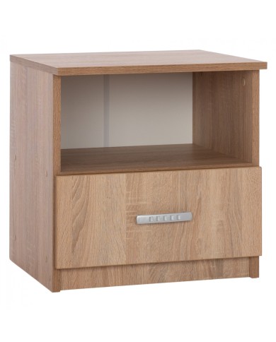 ΚΟΜΟΔΙΝΟ ΜΕ ΣΥΡΤΑΡΙ ADLER SONAMA OAK HM2431.01 45x40x48 εκ.