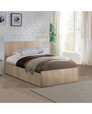 ΚΡΕΒΑΤΙ ADLER ΜΟΝΟ 90X200 SONAMA OAK HM2433.01