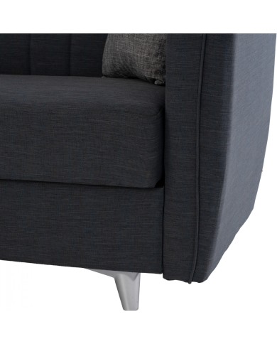 ΚΑΝΑΠΕΣ ΚΡΕΒΑΤΙ ΓΩΝΙΑ GILDA HM3177.01 ΜΕ ΑΠΟΘΗΚΕΥΤΙΚΟ ΧΩΡΟ ΓΚΡΙ ΜΠΛΕ 232x152x82