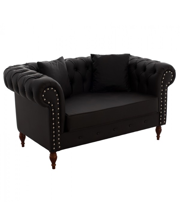 ΚΑΝΑΠΕΣ 2ΘΕΣΙΟΣ Τ. CHESTERFIELD CIELLE ΣΕ ΧΡΩΜΑ ΚΑΦΕ HM3184.03 152x85x80 εκ.