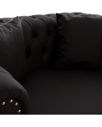 ΚΑΝΑΠΕΣ 2ΘΕΣΙΟΣ Τ. CHESTERFIELD CIELLE ΣΕ ΧΡΩΜΑ ΚΑΦΕ HM3184.03 152x85x80 εκ.