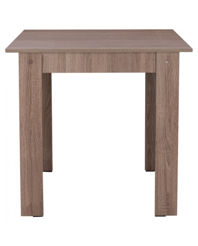 ΤΡΑΠΕΖΙ ΚΟΥΖΙΝΑΣ KELVIN HM2427.05, SONOMA OAK TRUFFLE, 80x80x77εκ.