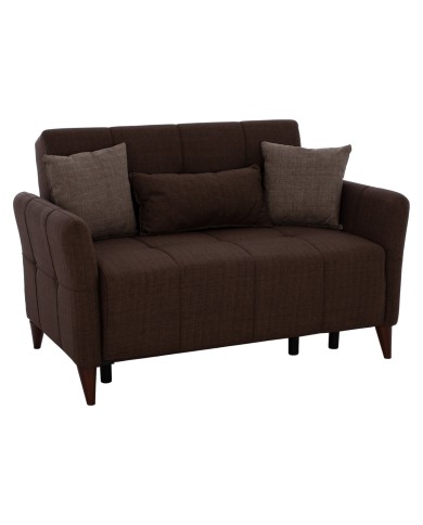 ΚΑΝΑΠΕΣ 2ΘΕΣΙΟΣ GALILEO HM3189.02 ΚΑΦΕ 150x95.5x88 εκ.