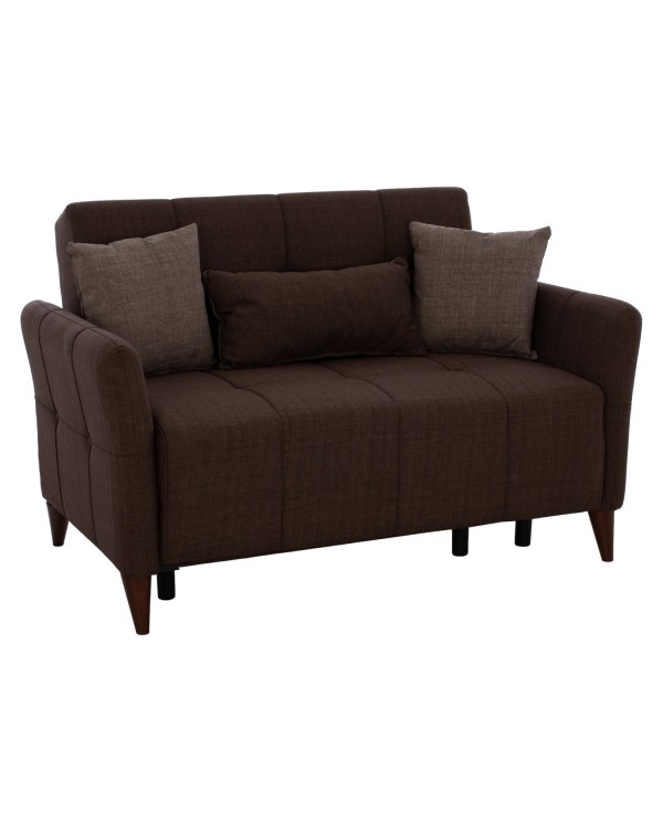 ΚΑΝΑΠΕΣ 2ΘΕΣΙΟΣ GALILEO HM3189.02 ΚΑΦΕ 150x95.5x88 εκ.