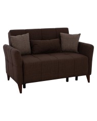 ΚΑΝΑΠΕΣ 2ΘΕΣΙΟΣ GALILEO HM3189.02 ΚΑΦΕ 150x95.5x88 εκ.