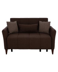 ΚΑΝΑΠΕΣ 2ΘΕΣΙΟΣ GALILEO HM3189.02 ΚΑΦΕ 150x95.5x88 εκ.
