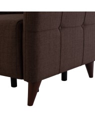 ΚΑΝΑΠΕΣ 2ΘΕΣΙΟΣ GALILEO HM3189.02 ΚΑΦΕ 150x95.5x88 εκ.