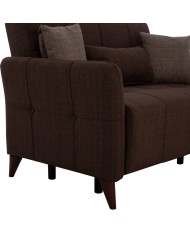 ΚΑΝΑΠΕΣ 2ΘΕΣΙΟΣ GALILEO HM3189.02 ΚΑΦΕ 150x95.5x88 εκ.